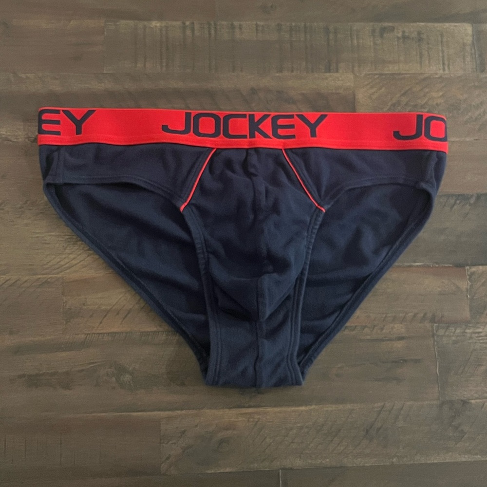 MENS JOCKEY BLUE SPORT BRIEFS